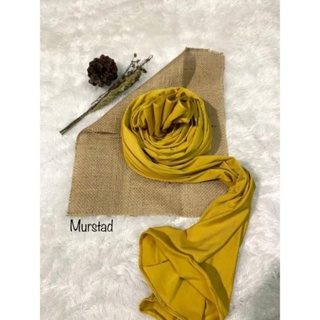 Jilbab Pashmina Kaos Mustard